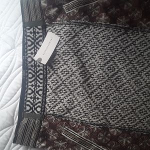 Byron Lars for Anthropologie midi pencil skirt, multidimensional.